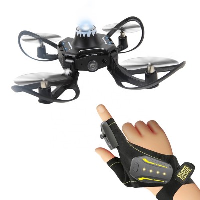 TongLi toy professional GESTURE drone portable mini rc quadcopter remote control drone with LED light six-axis altitude hold